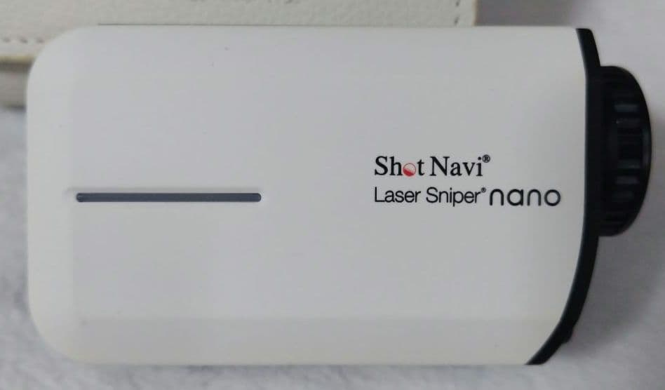 値下げ！Shot Navi ゴルフ用距離計ケース ホワイト 付属品なし