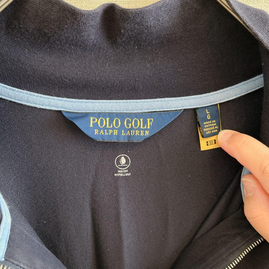 POLO GOLF ポロゴルフ ハーフジップ スウェット ネイビー Lサイズ