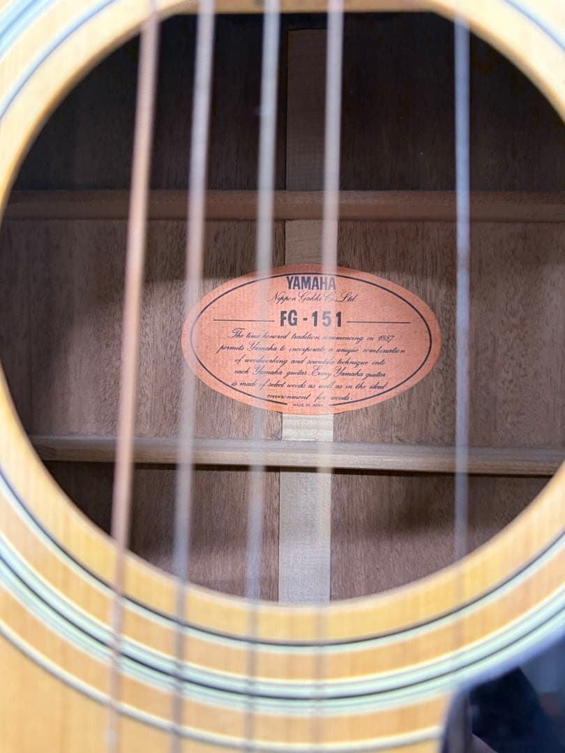 Yamaha FG-151 アコースティックギター　①☆