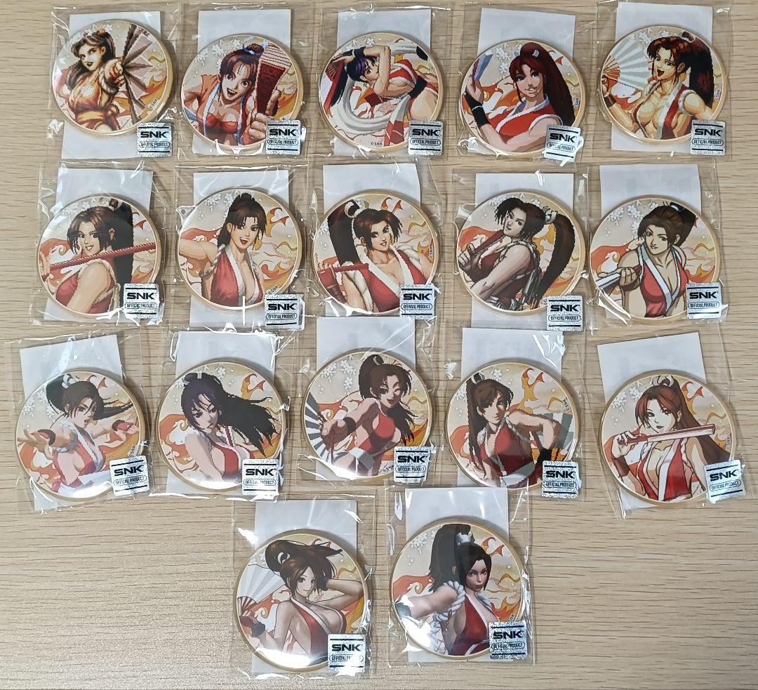 不知火舞　アクリルキーホルダー　缶バッジ　くじコレ　KOF　SNK　未開封