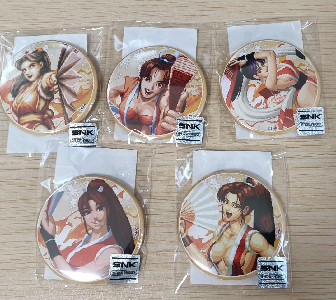 不知火舞　アクリルキーホルダー　缶バッジ　くじコレ　KOF　SNK　未開封