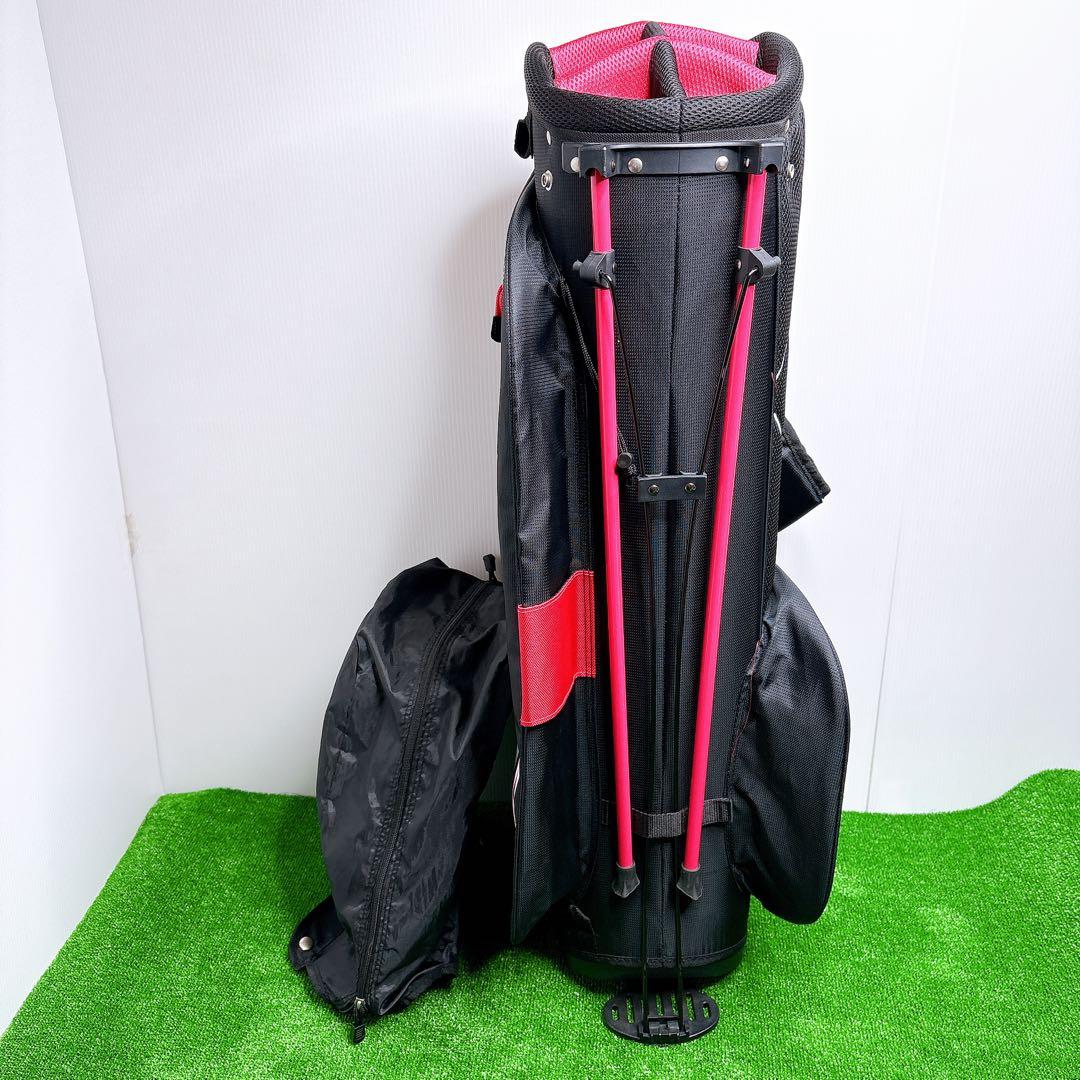 Callaway STRATA スタンド式 軽量 キャディバッグ　黒　ピンク