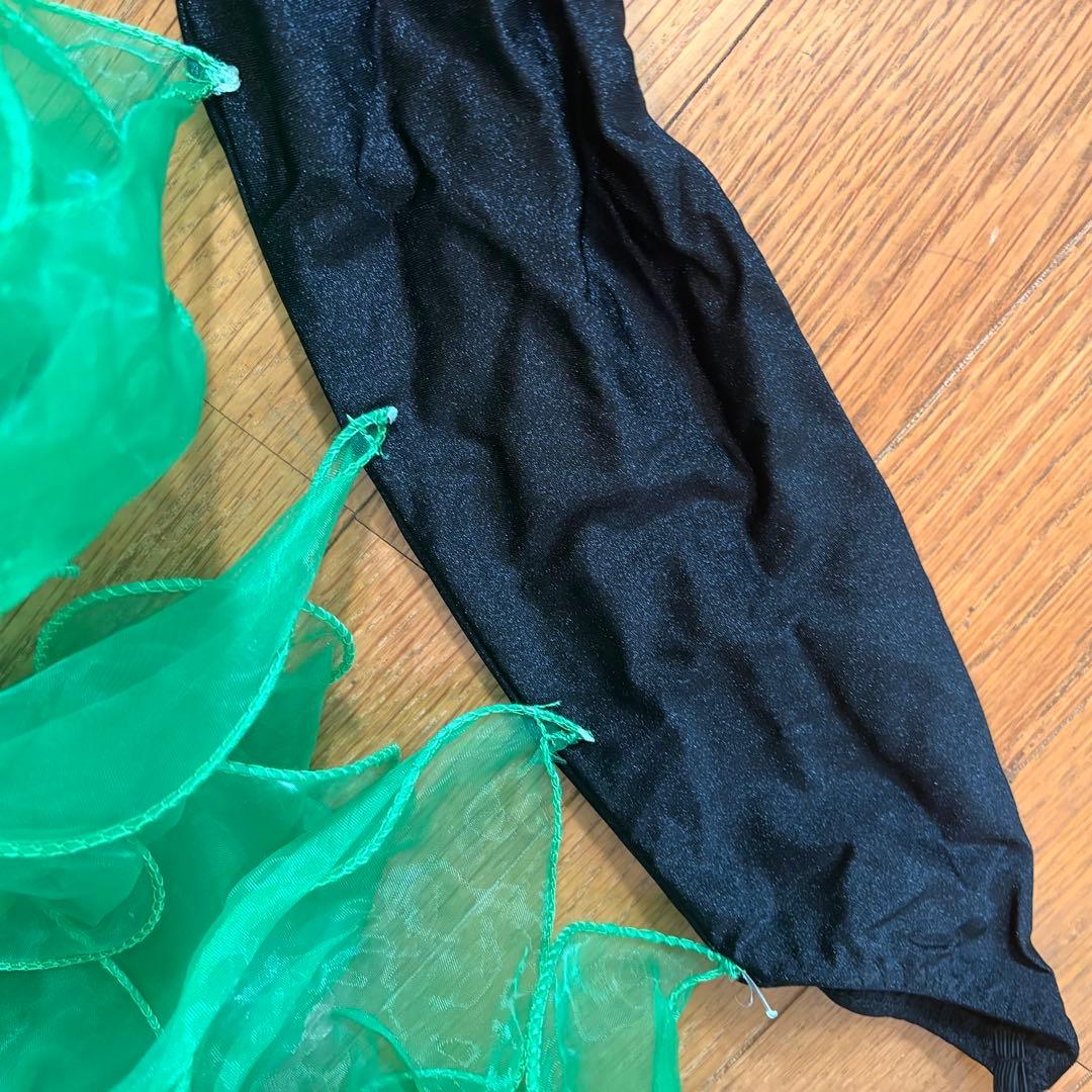 【値下】❤️社交ダンスドレス　ヘッドドレス付き　XL パーティーやトライヤルに