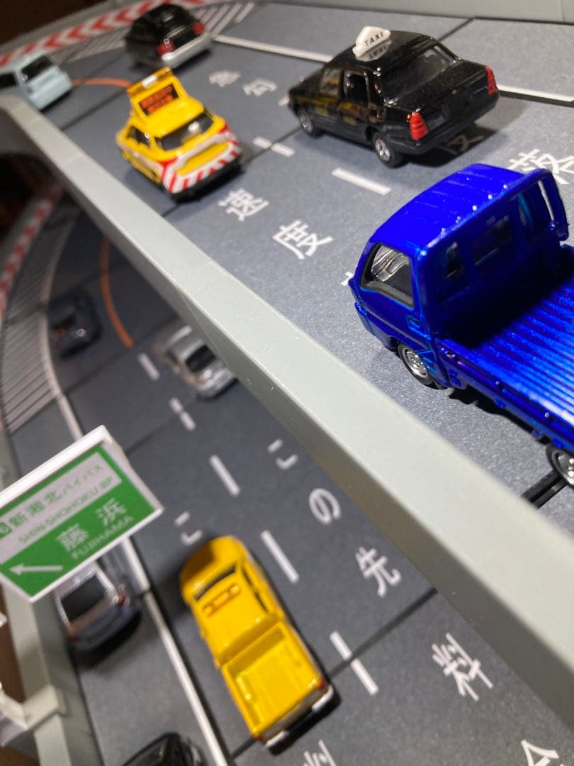 【5点セット】1:64 ミニカージオラマ 立体交差スペシャルアソートセット