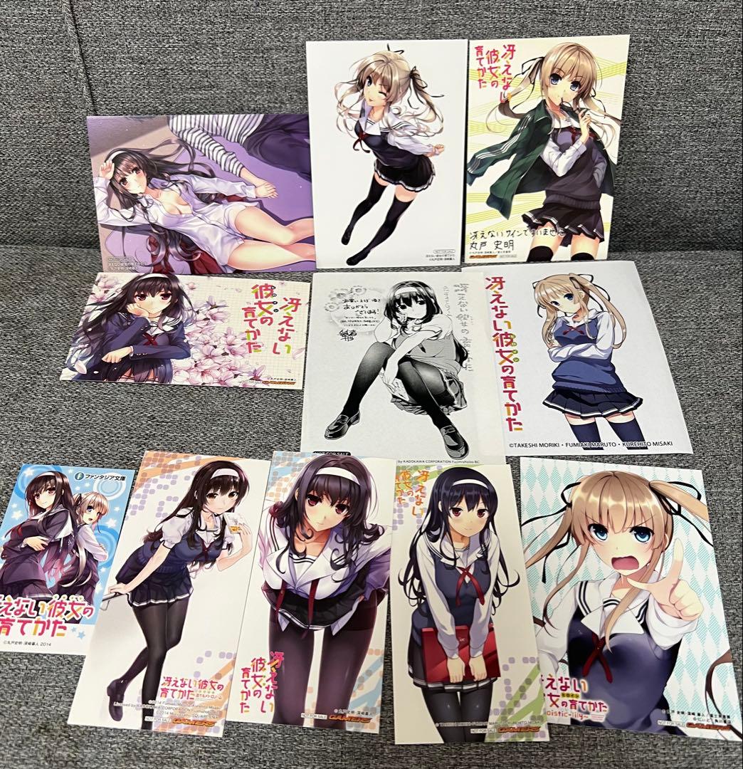 冴えない彼女の育てかた ブロマイド ポストカード ブックカバー ステッカー など