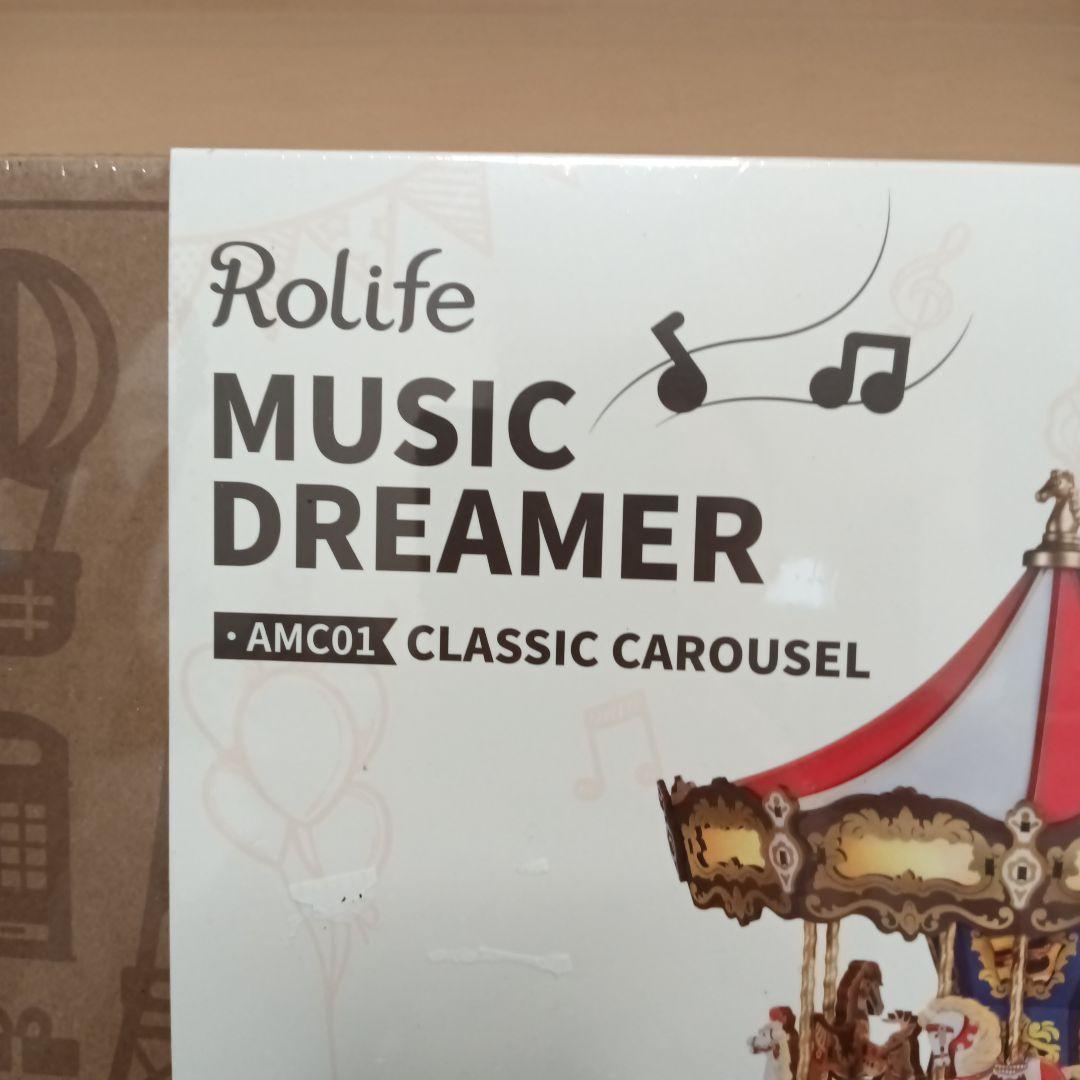 新品　Rolife　メリーゴーランド　ミュージックドリーマー　ウッドパズル