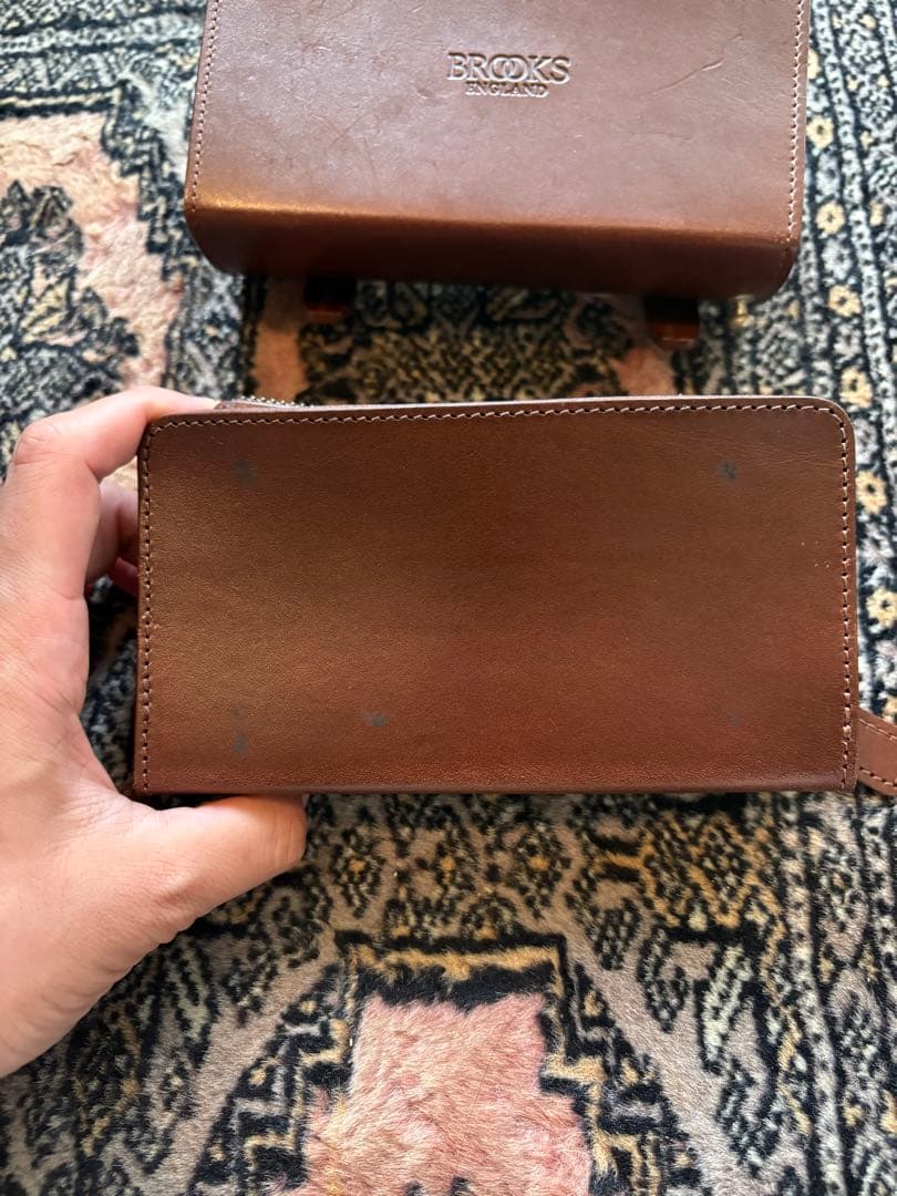 アクセサリー Brooks D-Shaped Tool Bag Brown