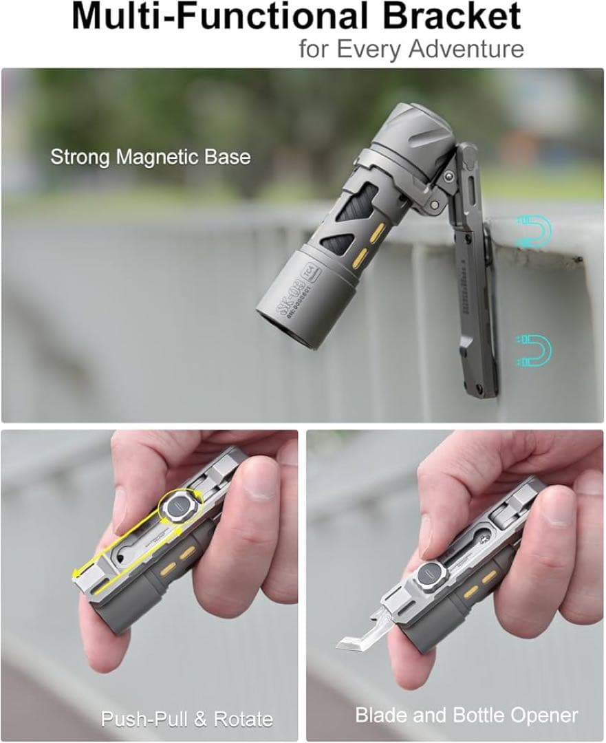 loop gear sk03 pro edc 懐中電灯 チタン製 限定版