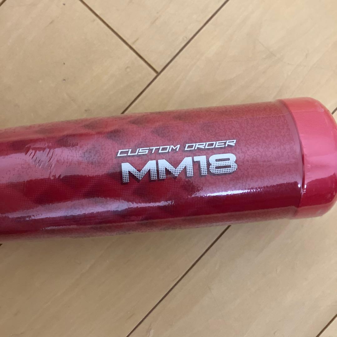 MM18 軟式少年用野球バット 82cm レッド