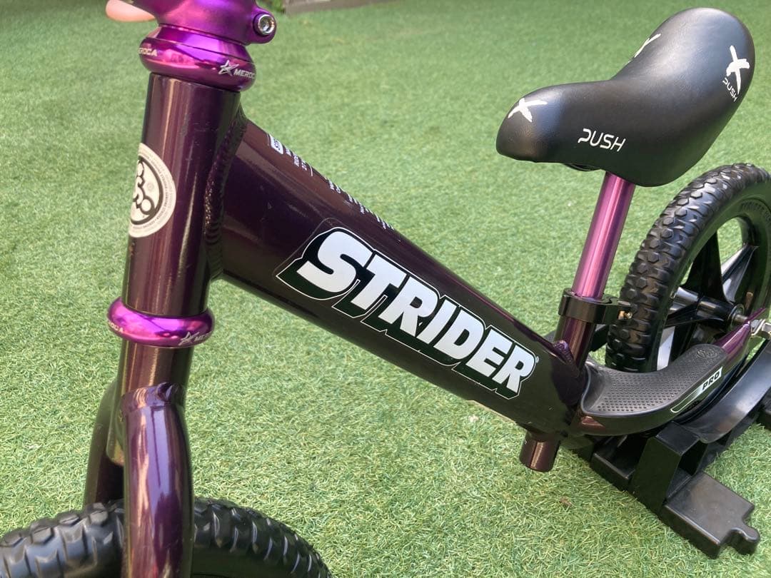 strider ストライダープロ　パープル　カスタム多数　タイヤベアリング新品