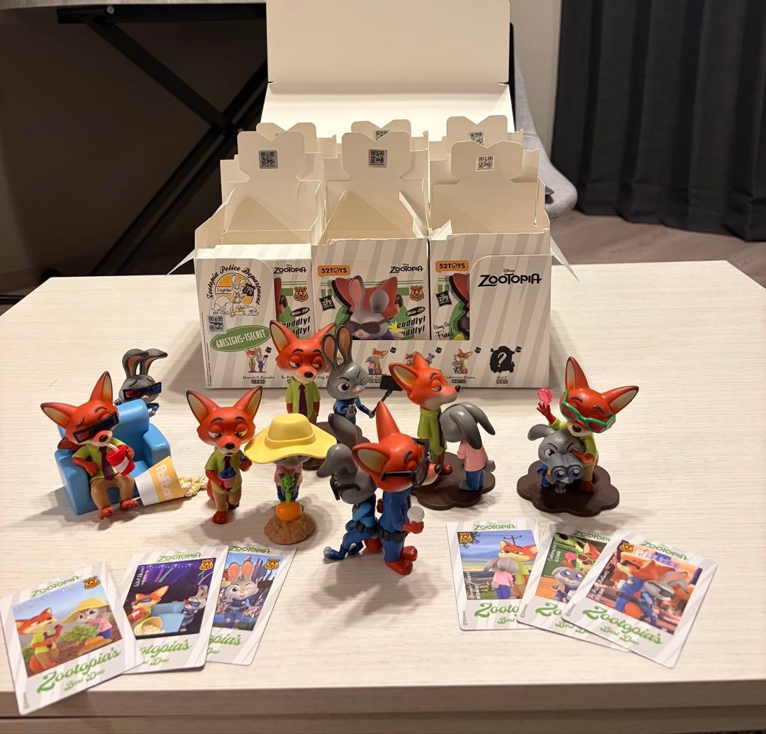 52TOYS ズートピア トレーディングフィギュア 6個入りBOX