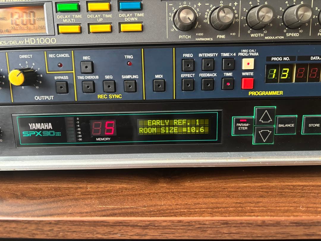 マクソンHD1000 KORG SDD2000 YAMAHA SPX90Ⅱ