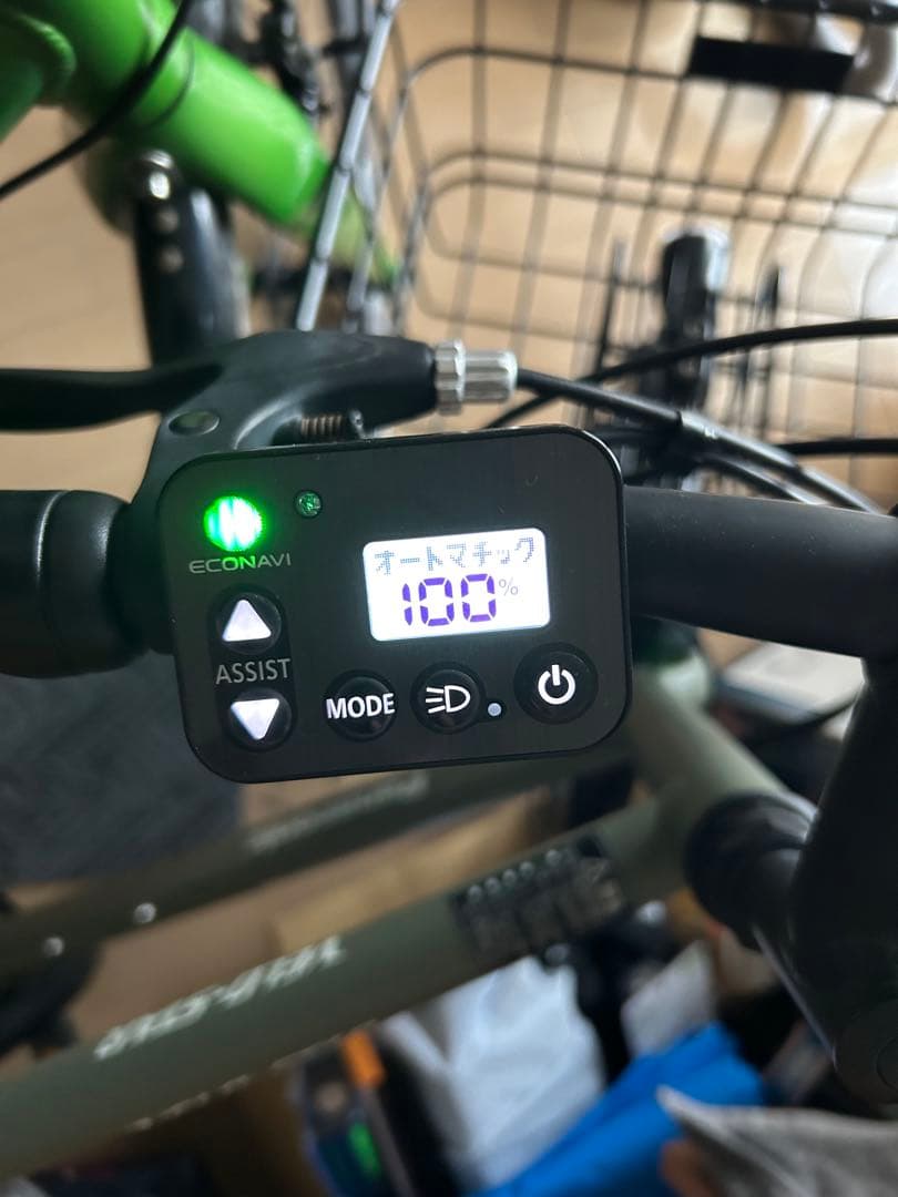 Panasonic ペロスターミニ　電動アシスト自転車 前カゴ付き