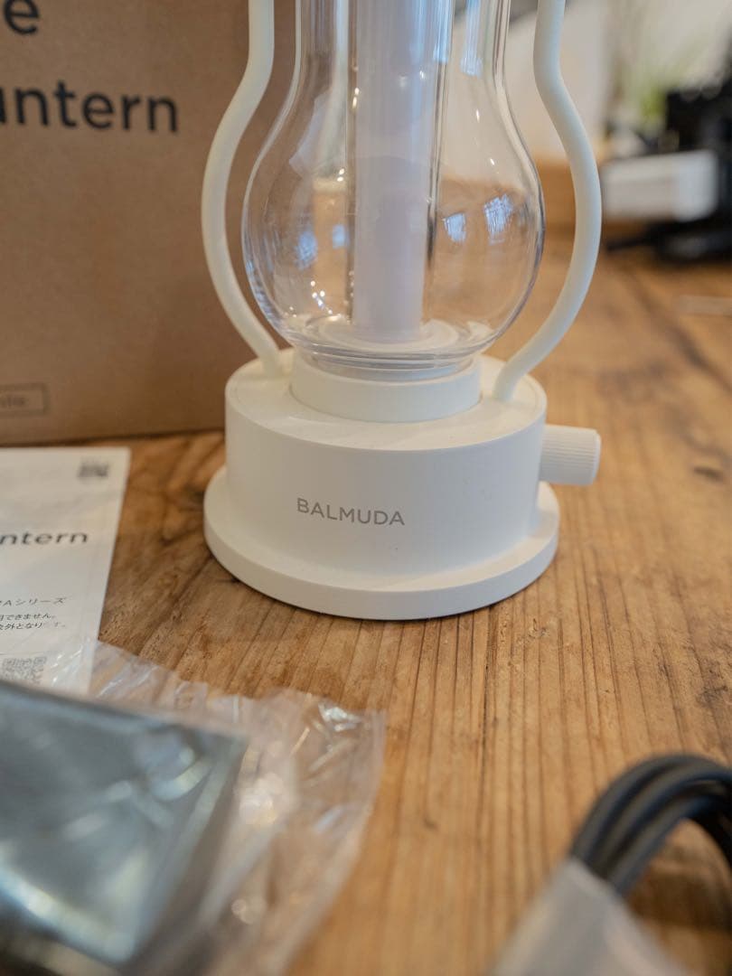 BALMUDA The Lantern ホワイト 中古美品