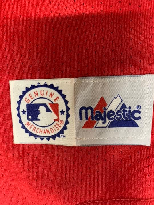 90s  MLB テキサス　レンジャース　Majestic オーセンティック