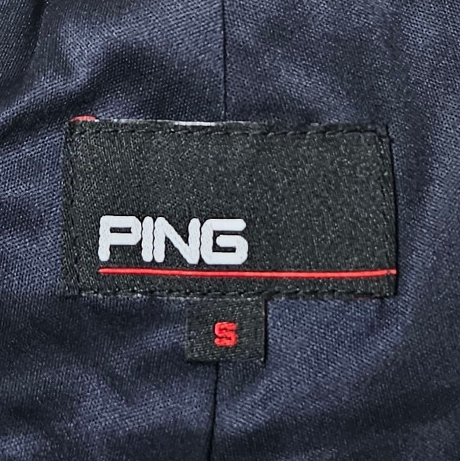 美品 PING レディース プリーツ スカート 紺 S ゴルフ