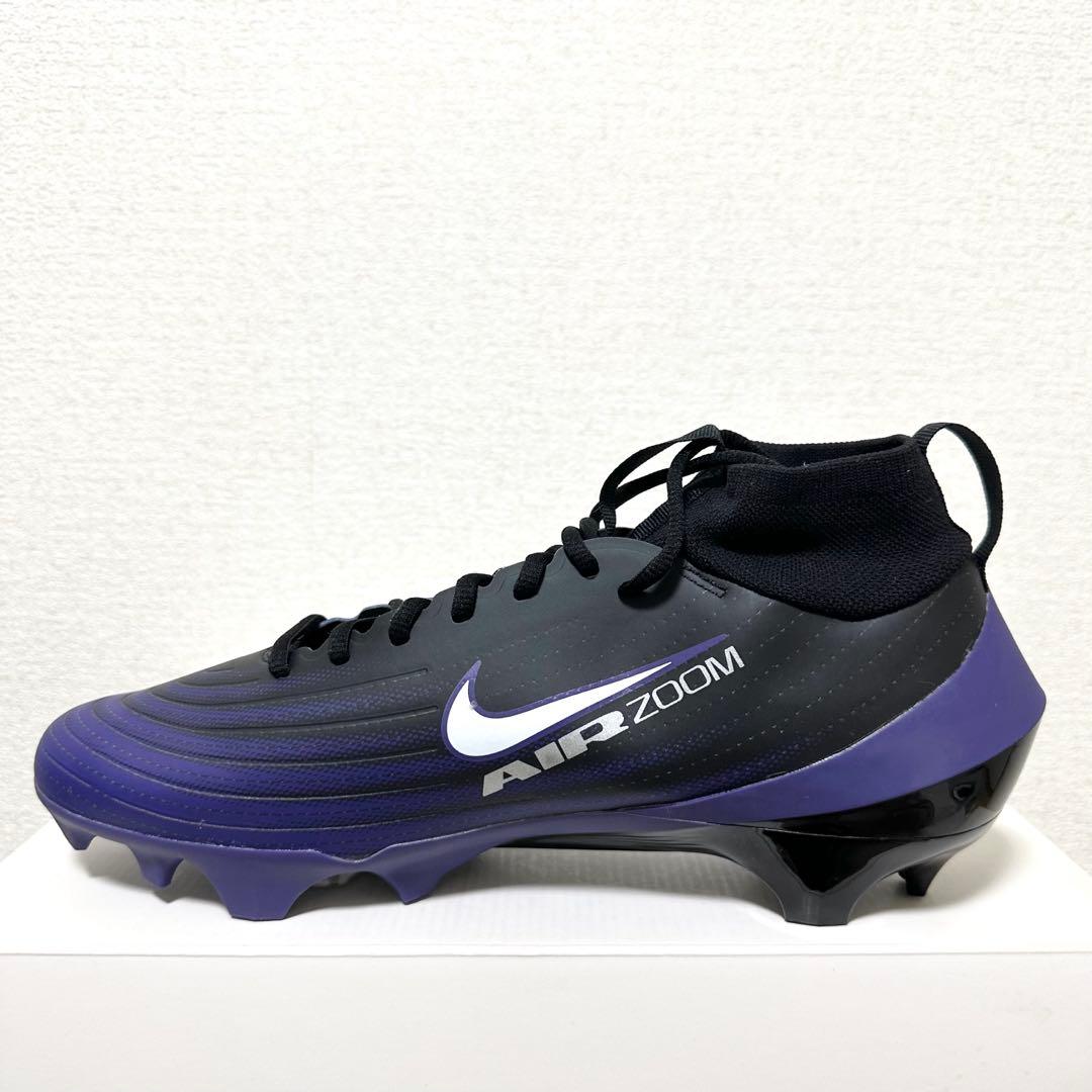 ナイキ 28.5 ヴェイパー プロ アメフト スパイク シューズ クリート 黒