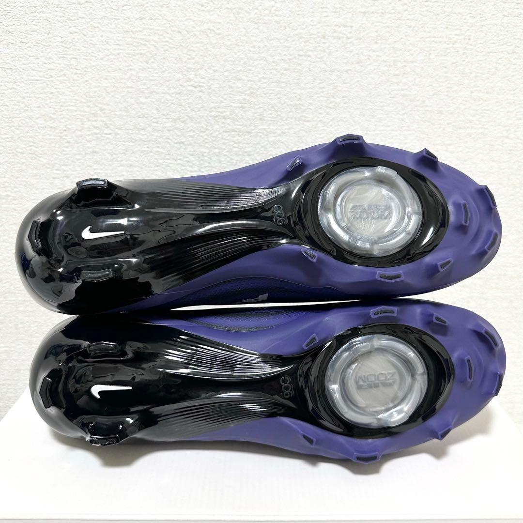 ナイキ 28.5 ヴェイパー プロ アメフト スパイク シューズ クリート 黒