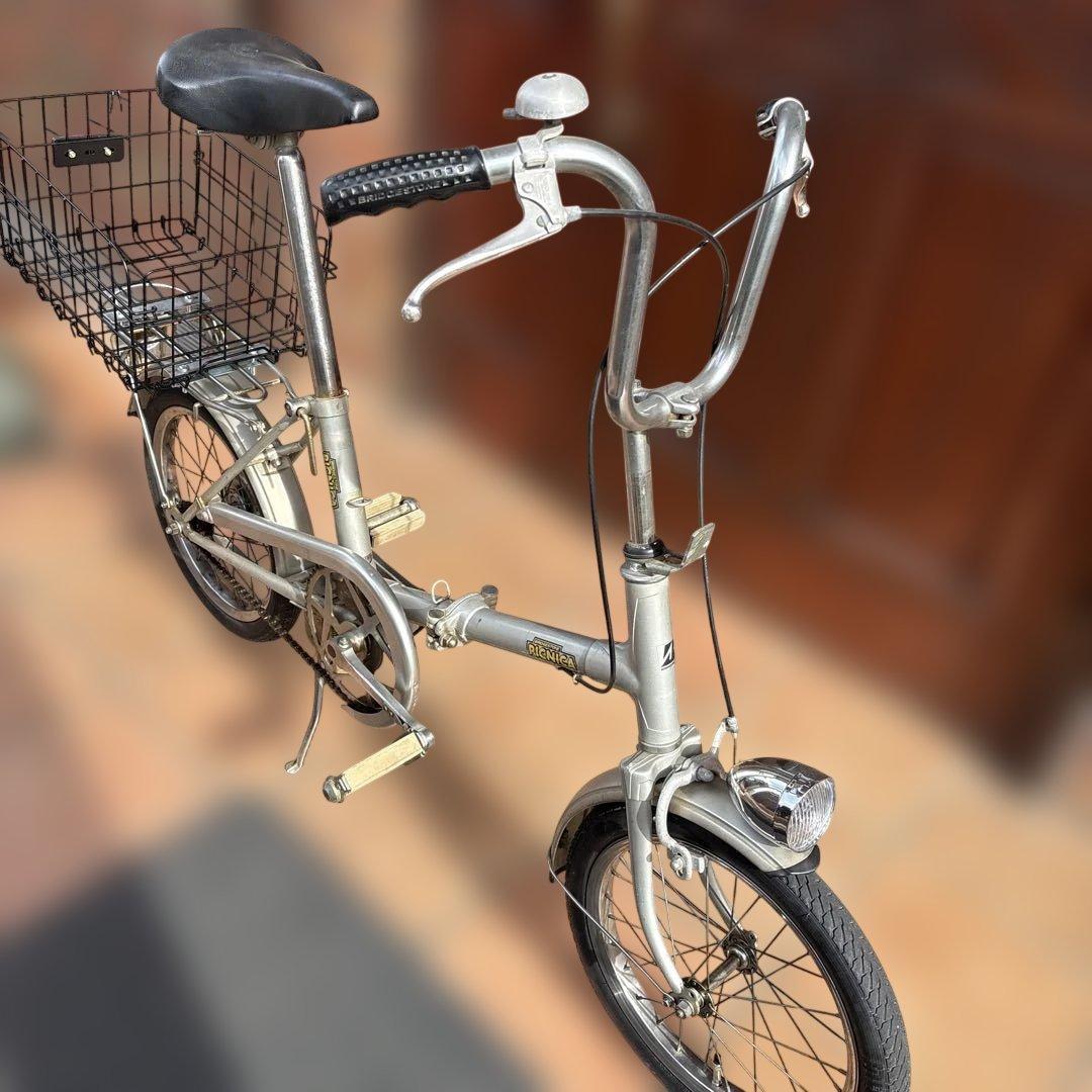 ブリヂストン　ワンタッチピクニカ　レトロ　ビンテージ　折り畳み自転車