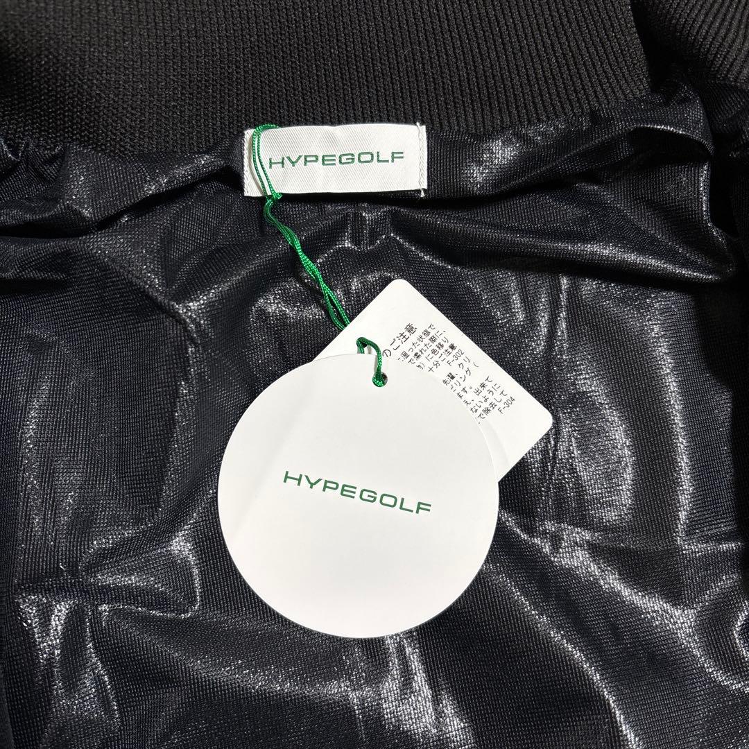 HYPEGOLFフルジップニットジャケット ブラック　L 定価36,300円