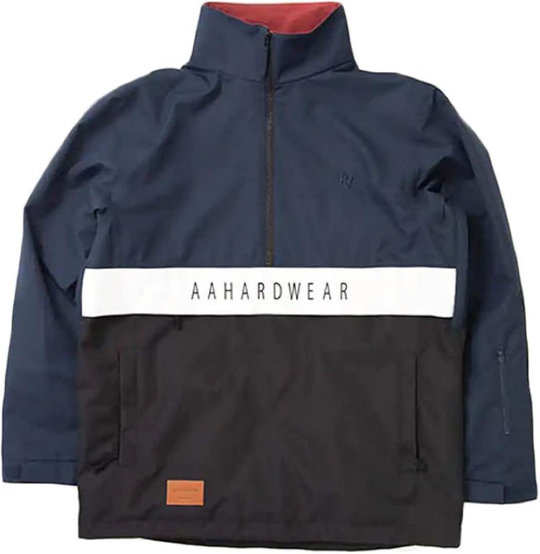 スノボ用ウェア AAHARDWEAR ネイビー レッド マウンテンパーカー
