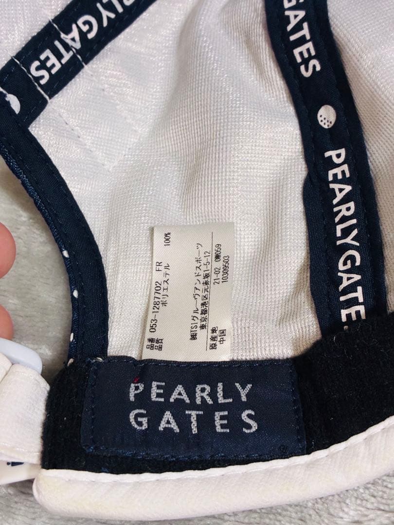 ★お得・セット販売★PEARLY GATES ポロシャツ&キャップ ネイビー♪
