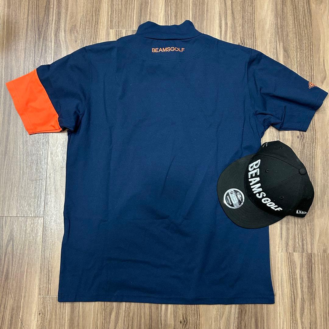 BeamsGolf モックネックシャツ・キャップセット