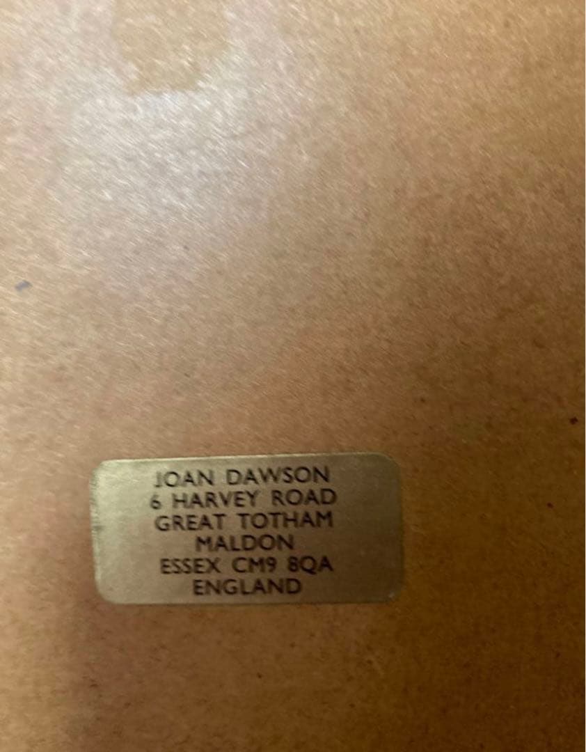 イギリス作家　Joan Dawson England コラージュ　可愛い家