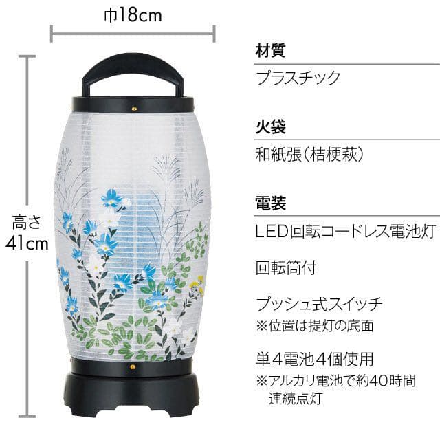 ■お盆提灯(盆ちょうちん) 回転行灯  1個