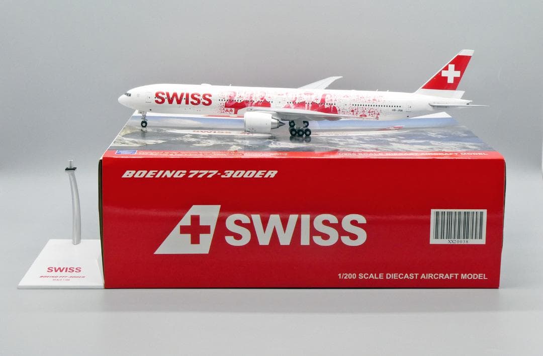 スイス航空 777-300ER HB-JNA 1/200