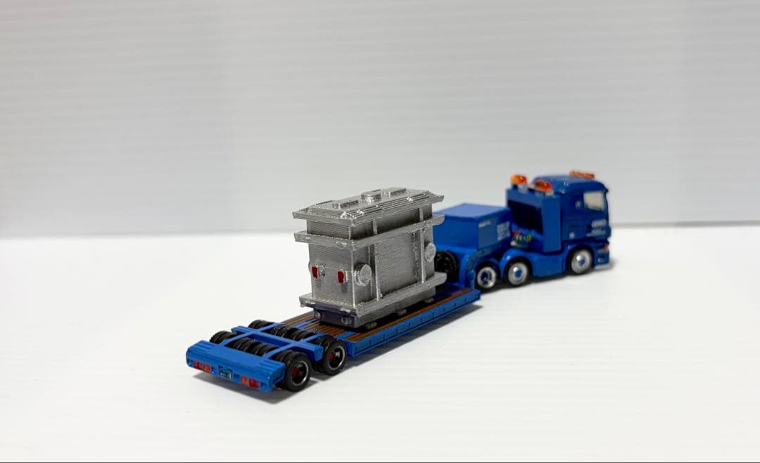 ★積荷付★スカニア➕重トレーラー　変圧器付属　トラックトレーラーコレクション