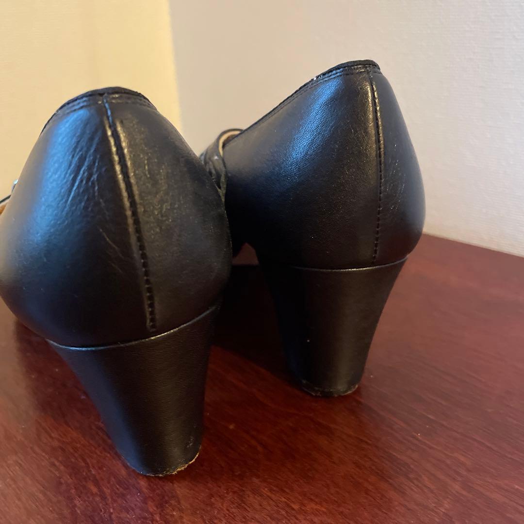 ぽんくん様　チャコット フラメンコシューズ 黒 23.5cm chacott