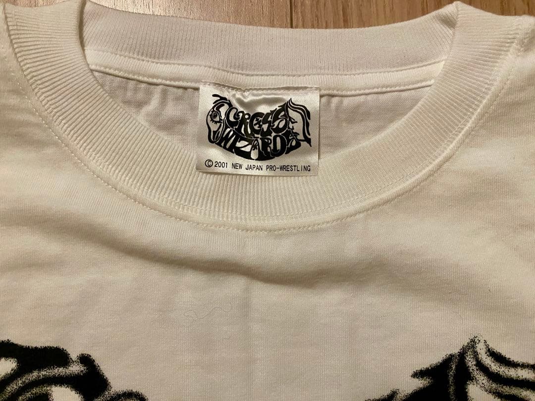 【激レア】武藤敬司サイン入り Tシャツ 2001年 新日本プロレス グレートムタ