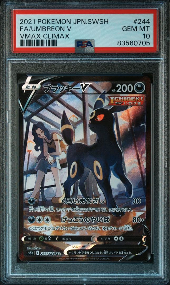 【2連番‼️】ブラッキーV CSR PSA10 2連番 VMAXクライマックス