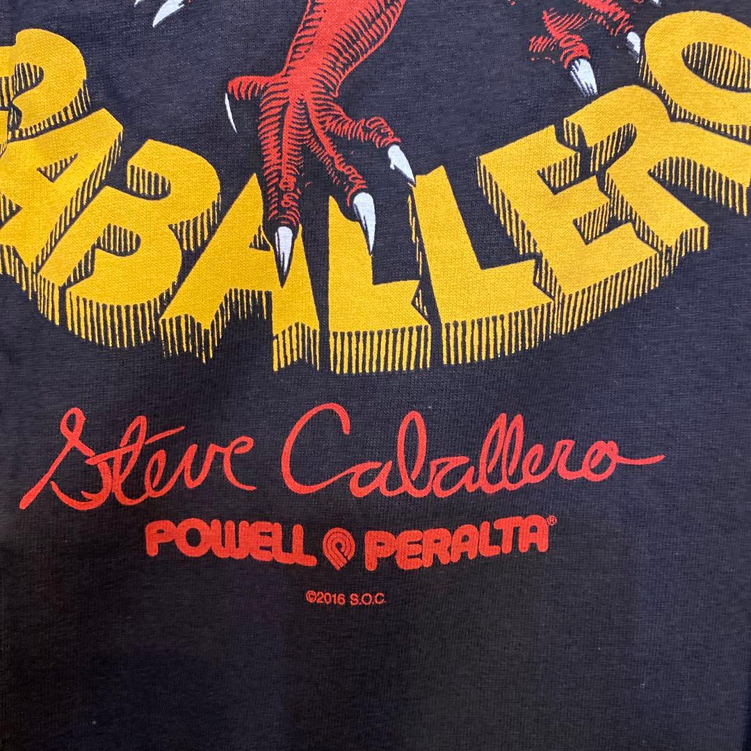 POWELLPERALT メンズスケートTシャツ ブラック　Lサイズ