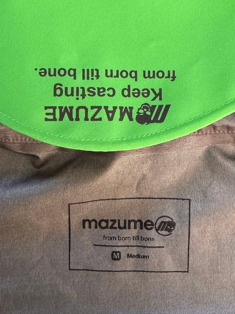 mazume グリーン レインウェア M 試着程度