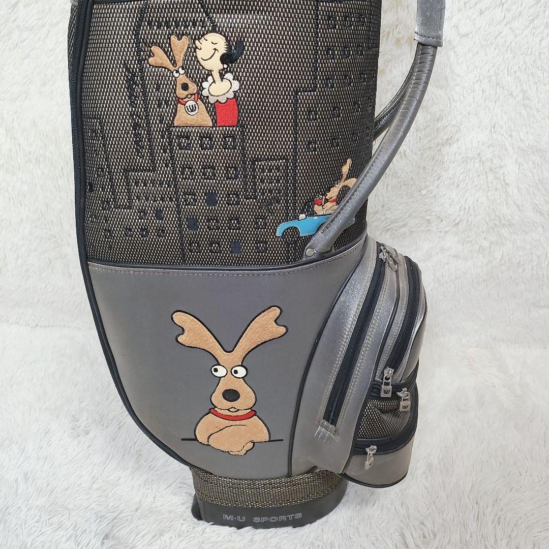 【美品】M.U SPORTS　ポパイ　オリーブOLIVE コラボ　キャディバッグ