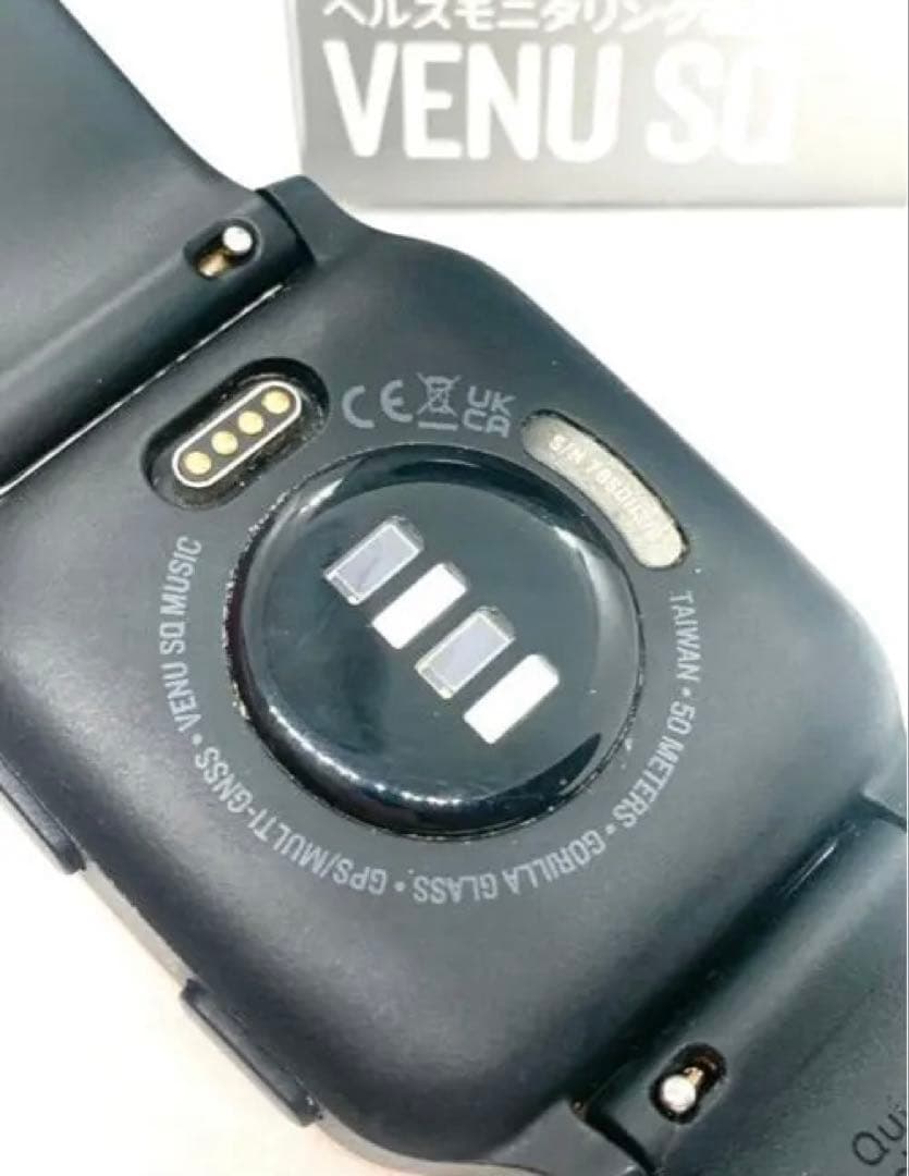 【美品】Garmin Venu SQ Music Black (1318)