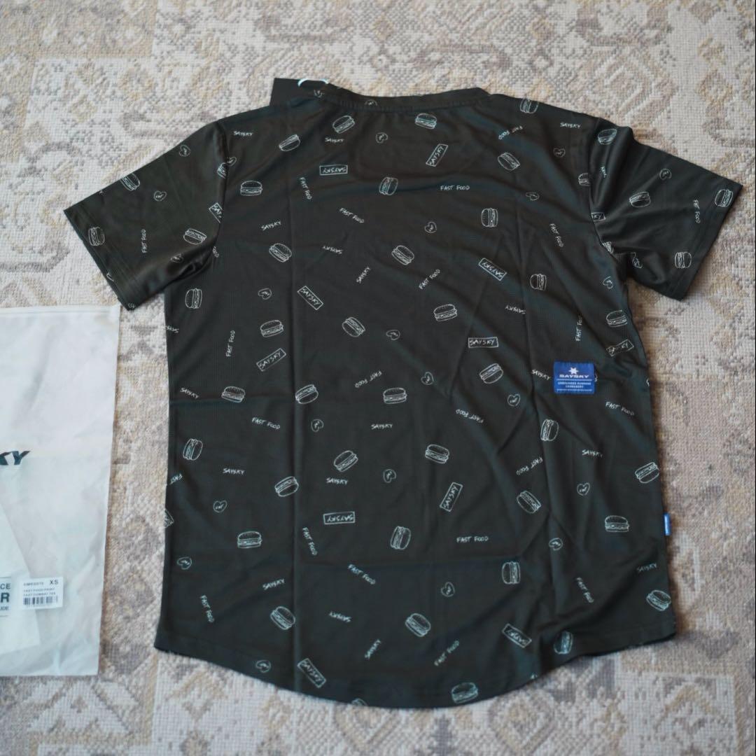 【XS】SAYSKY ハンバーガー Tシャツ ユニセックス ランニング