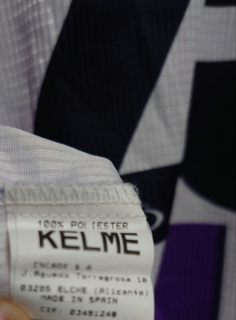KELME　城彰二　99〜00 バジャドリード　選手仕様　直筆サイン入