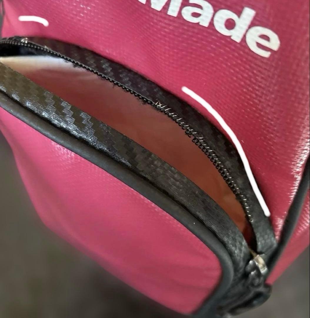 TaylorMade キャディバッグ　レッド