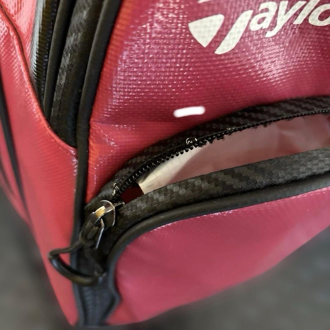 TaylorMade キャディバッグ　レッド