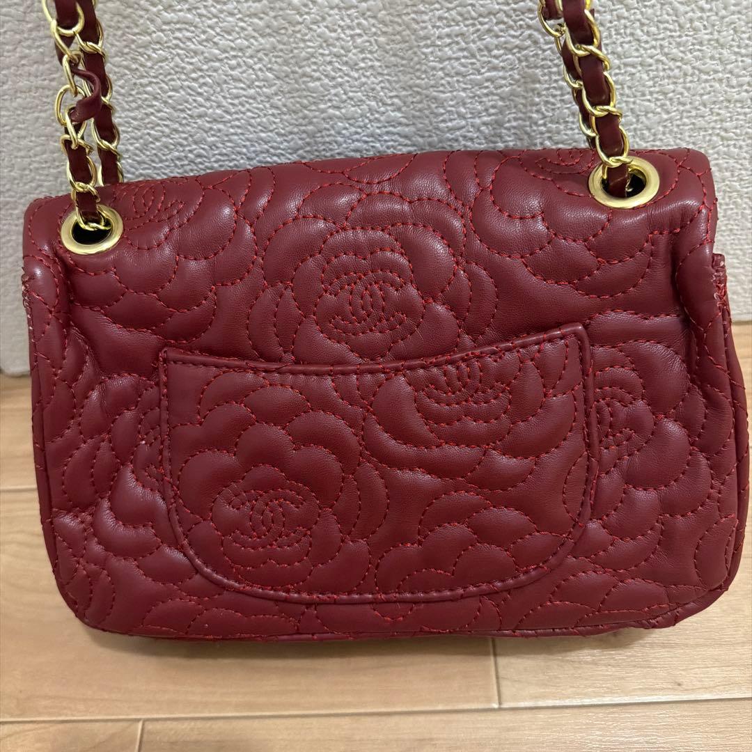 希少！早い者勝ちChanel ノベルティーバーガンディ 2weyショルダーバッグ