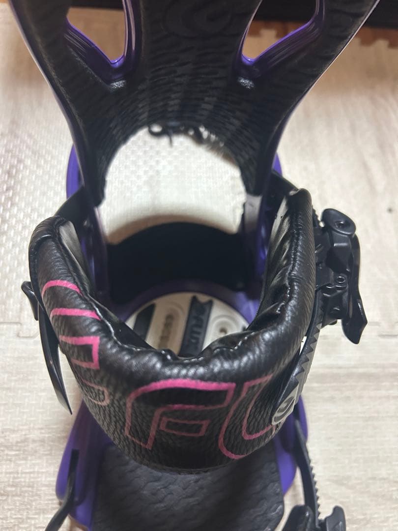 FLUX スノーボード ビンディング 紫　M
