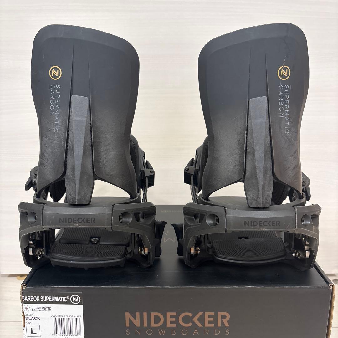 NIDECKER SUPERMATIC カーボン　ビンディング Lサイズ
