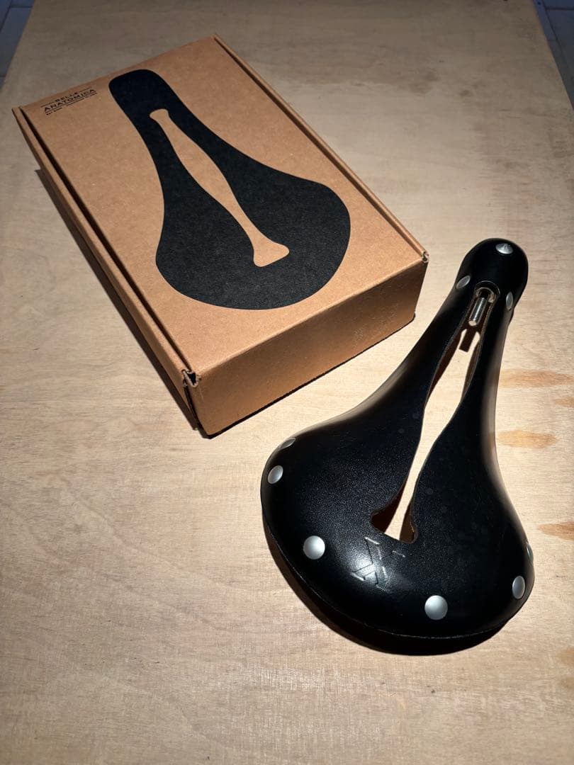 パーツ SELLE ANATOMICA leather saddle (black)