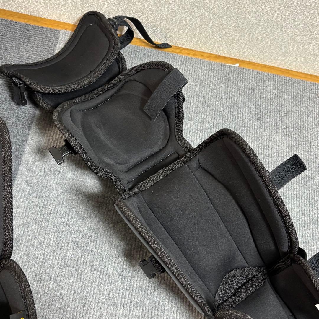 美品　一般用　大人　硬式用　キャッチャーレガース ZETT　防具　プロステイタス