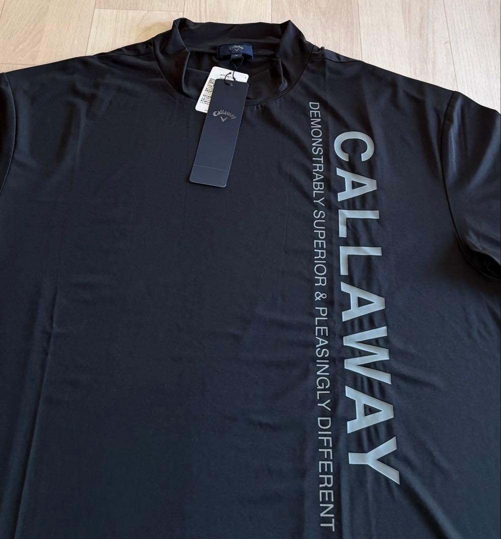 新品未使用　callaway golf スムース半袖モックネックシャツサイズ3L