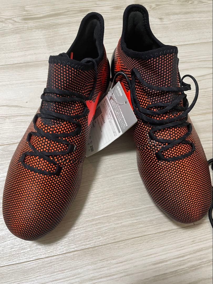 【新品未使用】adidasX 17.1HG エックス アディダス サッカー 黒赤