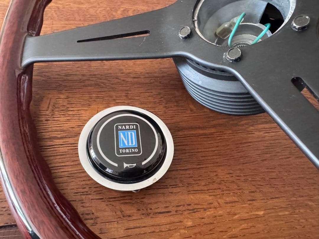 NARDI ナルディ ウッドハンドル、シフトノブJA11ハンドルポスト